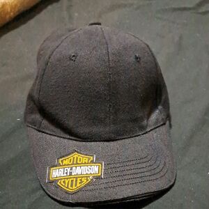 Harley-Davidson Black and Yellow Cap